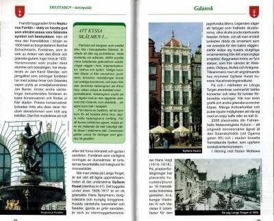 Trójmiasto przewodnik turystyczny po szwedzku. Trestaden Turistguide