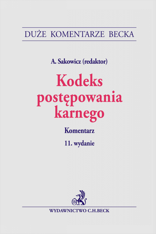 Kodeks postępowania karnego. Komentarz