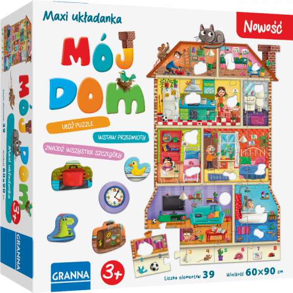Układanka Mój Dom Maxi.