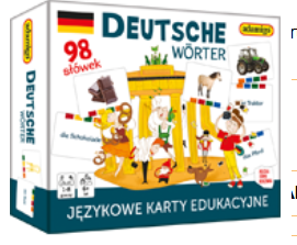 Deutsche Wörter. Językowe karty edukacyjne