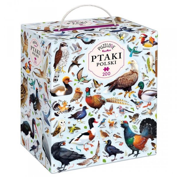 Puzzlove CzuCzu. Ptaki Polski 200 elementów puzzle rodzinne