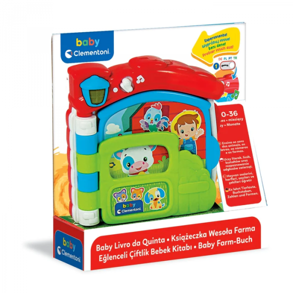 Książeczka Farma edukacyjna. Clementoni 17652