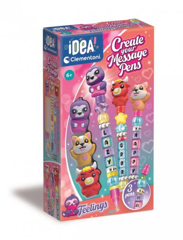 Mini fabryka długopisów z wiadomością. Emocje
