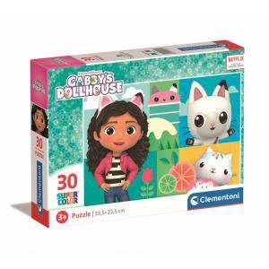 Puzzle 30 el. Koci Domek Gabi. Gaby's Dollhouse 20281