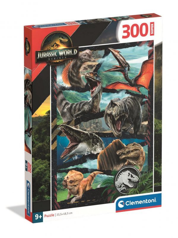 Puzzle Super 300 elementów. Jurassic World