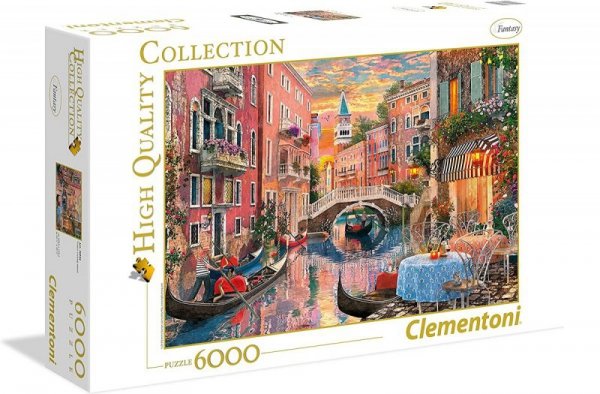 Puzzle 6000 elementów. HQ  Venice Evening Sunset