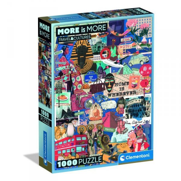 Puzzle 1000 elementów. Compact Travelementów&Cultures