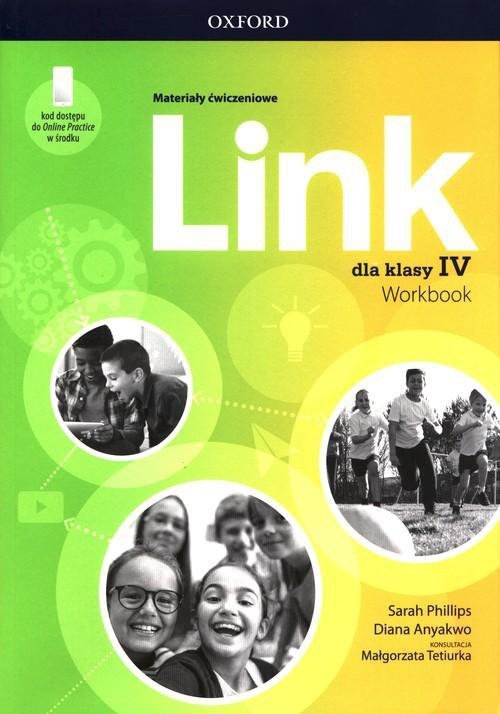 Link. Szkoła podstawowa klasa 4. Materiały ćwiczeniowe + Online Practice