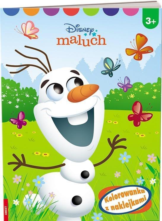 Kolorowanka z naklejkami. Disney maluch. Wydawnictwo Ameet