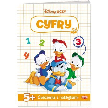 Disney uczy. Miki. Ćwiczenia z naklejkami. Cyfry