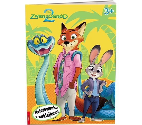 Zwierzogród 2. Kolorowanka z Naklejkami