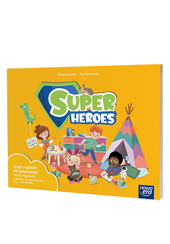 Super Heroes. Język angielski. Wychowanie przedszkolne 3/4-latki. Karty aktywności.