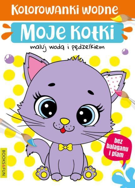 Kolorowanki wodne. Moje kotki