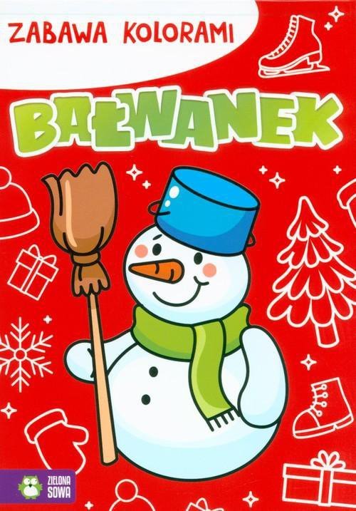 Zabawa kolorami. Bałwanek