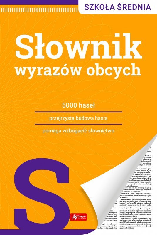 Slownik wyrazów obcych. Wydawnictwo Dragon