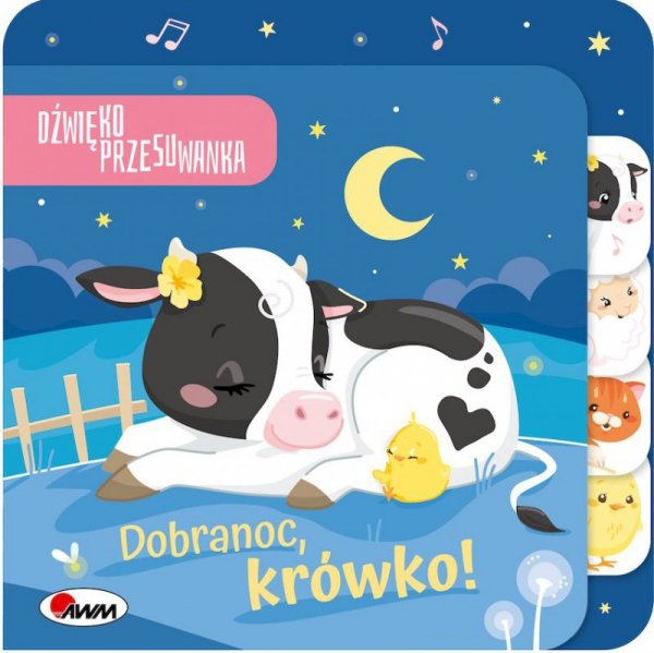 Dźwiękoprzesuwanka. Dobranoc krówko