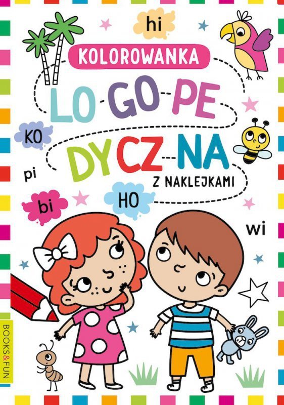 Kolorowanki. Naklejanki logopedyczne 3