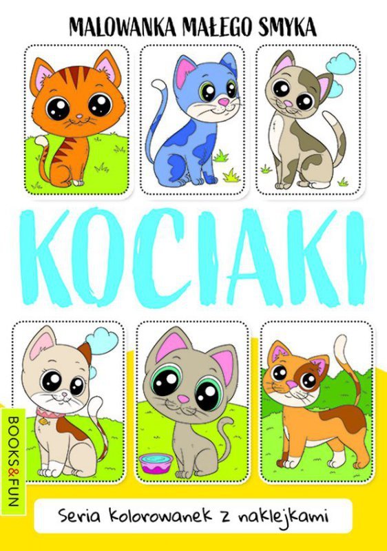 Malowanka małego smyka. Kociaki