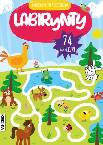 Labirynty. Kolorowy zeszyt przedszkolaka