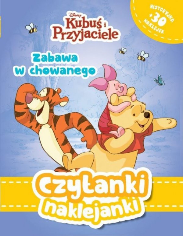 Czytanki naklejanki. Zabawa w chowanego. Disney Kubuś i przyjaciele