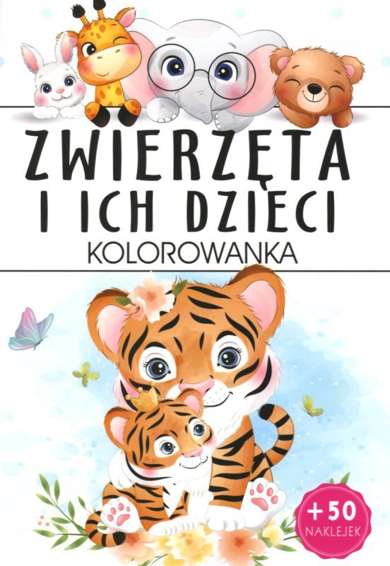 Zwierzęta i ich dzieci - kolorowanka