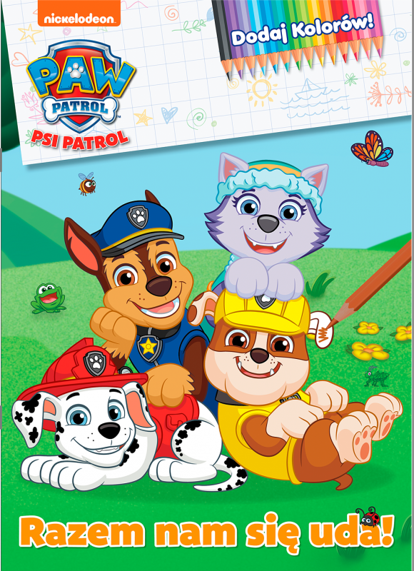 Psi Patrol. Dodaj kolorów cz. 8 Razem nam się uda!