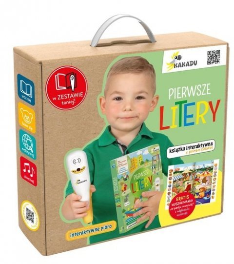 Mówiąca książka interaktywna Pierwsze litery z wyszukiwanką z piórem KAKADU