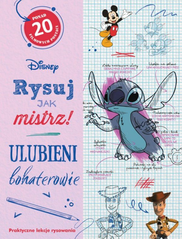 Ulubieni bohaterowie. Disney. Rysuj jak mistrz!