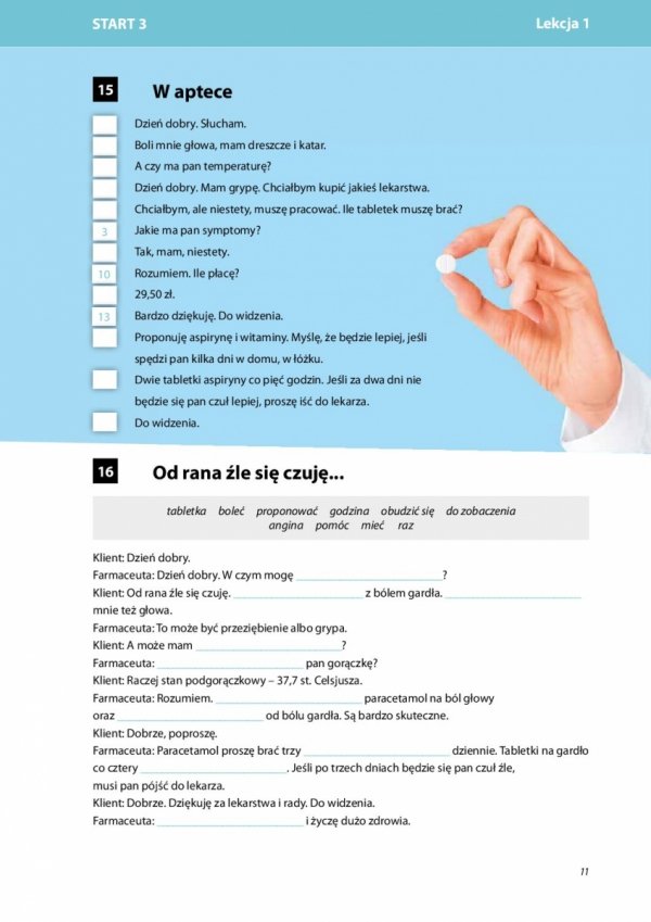 Start 3. Higher Beginner Polish. Zeszyt ćwiczeń z kluczem do nauki języka polskiego na poziomie A2