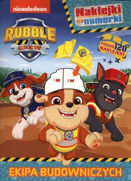 Rubble and crew Naklejki na numerki Ekipa Budowniczych