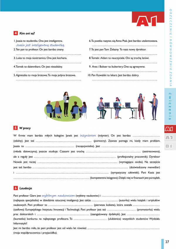Gramatyka dla praktyka III. Składnia. Ćwiczenia gramatyczne z języka polskiego dla obcokrajowców na poziomie A1, A2, B1