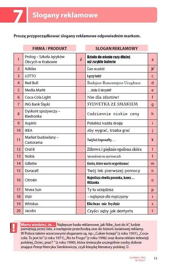 Testuj swój polski. Słownictwo w pracy 