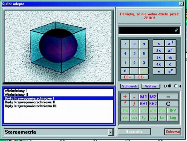 Adept Matematyki. PC CD-ROM