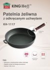 PATELNIA ŻELIWNA 20cm KiNGHOFF KH-1117