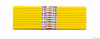 Bibuła marszczona 50x200cm, cytrynowa, 10 szt., HAPPY COLOR, HA 5020-12
