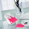 Podajnik do bloczków samoprzylepnych POST-IT  Kotek (CAT-330), biały, w zestawie 1 bloczek Super Sticky Z-Notes