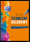 Blok techniczny OXFORD A4 10k 225G kolor 400093230