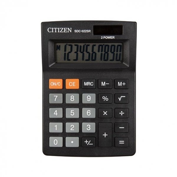 CITIZEN Kalkulator SDC022SR 10-cyfrowy wyświetlacz
