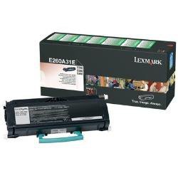 Lexmark Toner E26x E260A31E Black 3,5K
