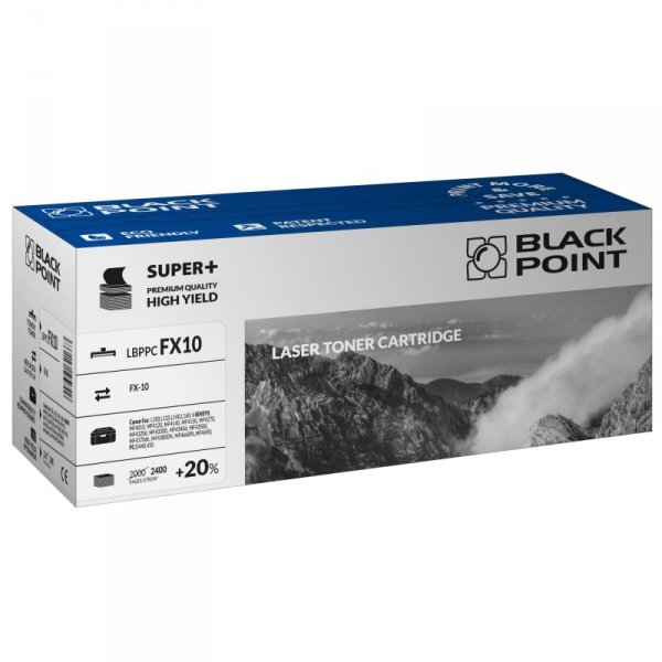Black Point toner LBPPCFX10 zastępuje Canon FX-10, 2400 stron
