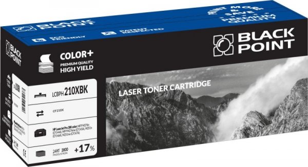 Black Point toner LCBPH210XBK zastępuje HP CF210X / Canon CRG-731HB, czarny