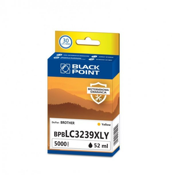 Black Point tusz BPBLC3239XLY zastępuje Brother LC-3239XLY, yellow