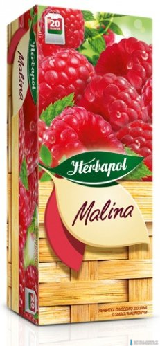 Herbata HERBAPOL HERBACIANY OGRÓD Malina (20 saszetek)