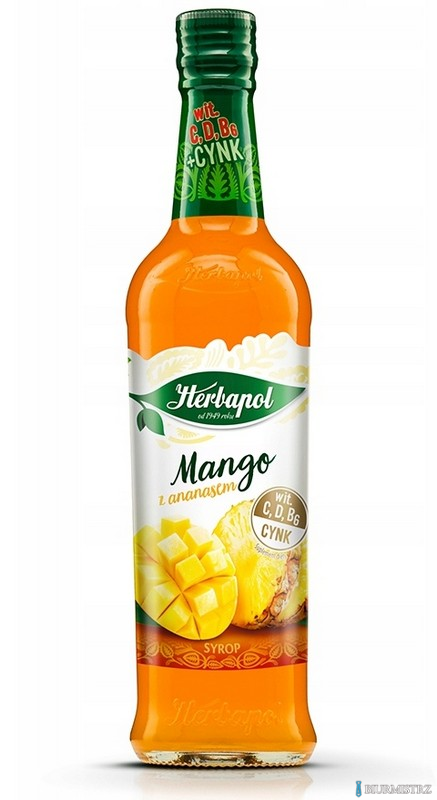 Syrop HERBAPOL Owocowa Spiżarnia Mango & Ananas 420ml