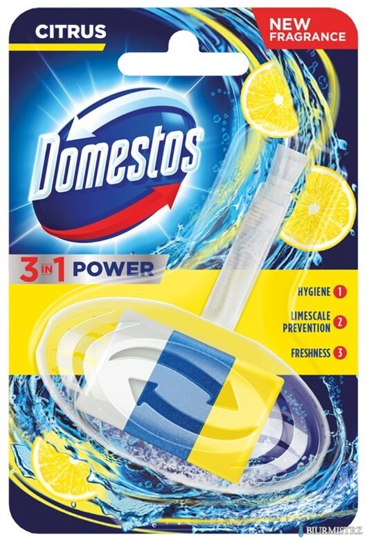 DOMESTOS Zawieszka do WC 35g  3W1 CITRUS 88528