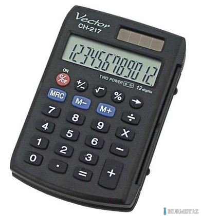 Kalkulator VECTOR CH-217 kiesz 12p
