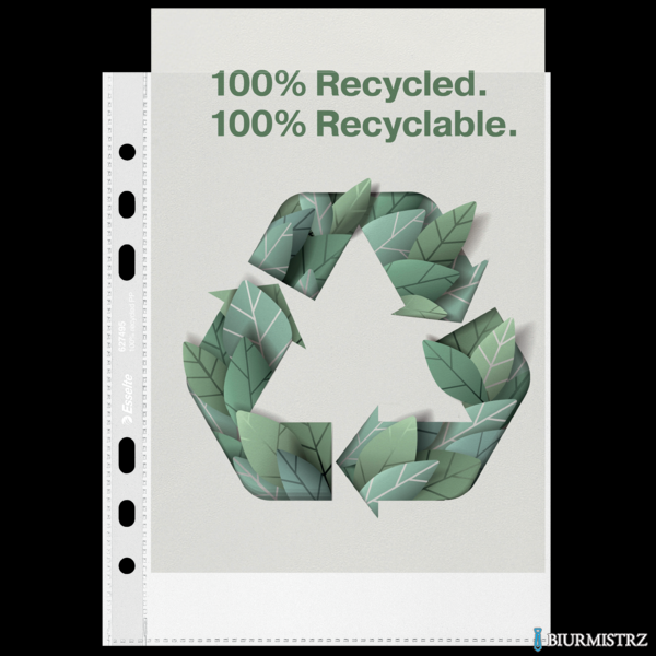 Koszulka groszkowa Recycled Premium PP 70 mic. A5, w kartonie, 100 szt. Esselte 627495