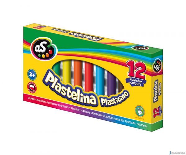 Plastelina AS 12 kolorów, 303219003