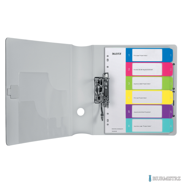 Przekładki plastikowe LEITZ WOW 1-6 12420000 do zadruku
