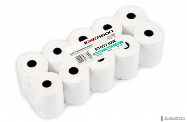 Rolki termiczne 57x100m 6szt EMERSON rt057100wkkbpaf BPA FREE